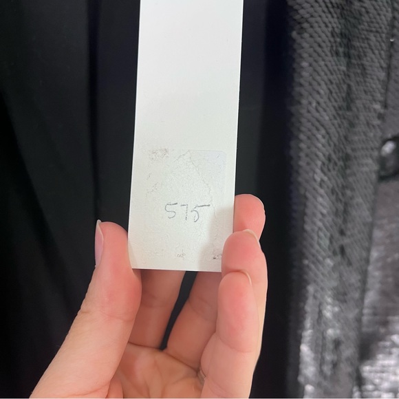 Heidi Merrick Black Sequined Blazer - Picture 9 of 13